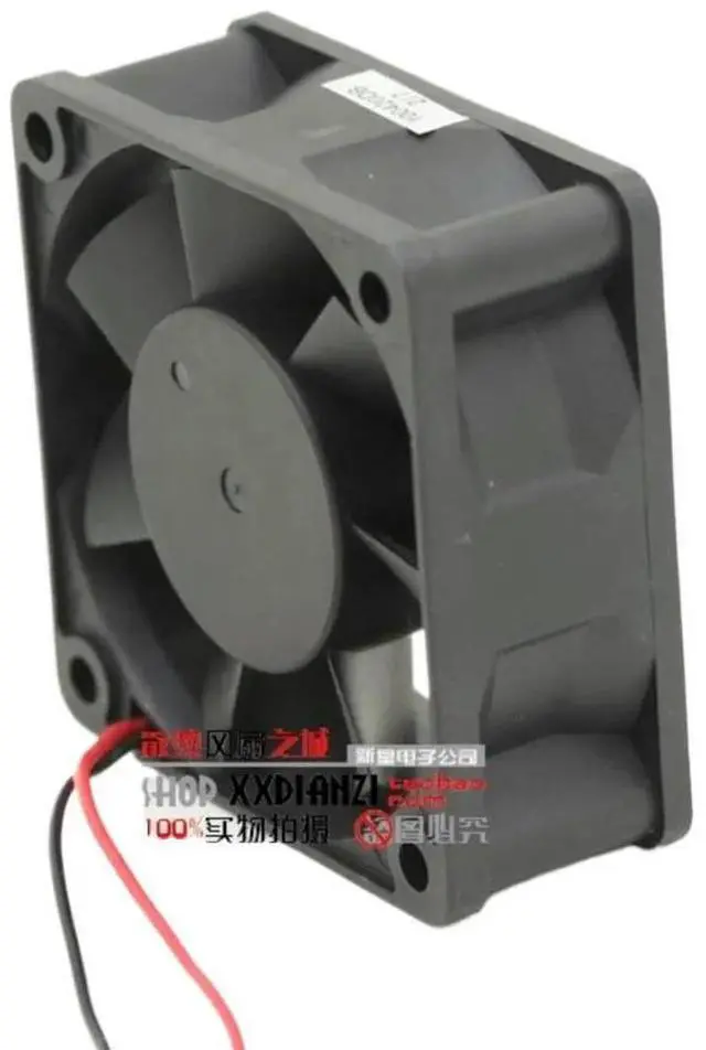 Alt view image 2 of 3 - FD486025HB 6025 6CM 48V Server Cooling Fan, 0.09A, 4300RPM, 25.4CFM, 4-Pin Inverter Fan for High-Efficiency