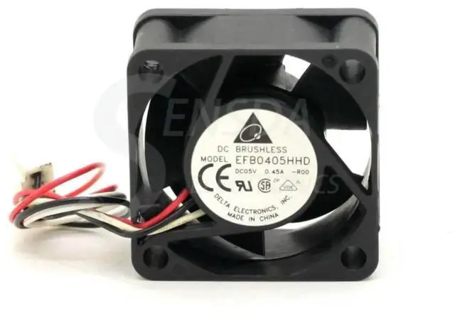 Main image of 2pcs 40mm Fan for Delta EFB0405HHD 4020 5V 0.45A Alarm Signal Dual Ball Bearing Cooling