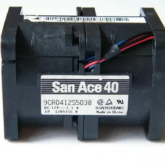 Alt view image 3 of 3 - for Sanyo 9CR0412S5038 12V 1.1A 4CM 4056 High Wind Capacity Ball Bearing Cooling Fan Servers, Electronics