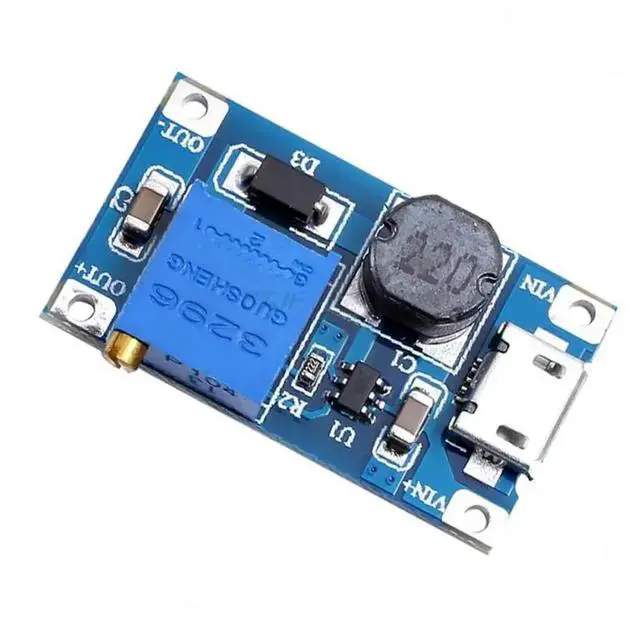 Alt view image 2 of 3 - DC DC Step Up Power Supply Booster MT3608 For Replace XL6009 Micro USB 2A Adjustable 2-24V To 28V Step-up Module