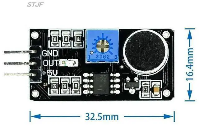 Alt view image 3 of 3 - Sound Detection Sensor Module Sound Sensor Single Channel Signal for