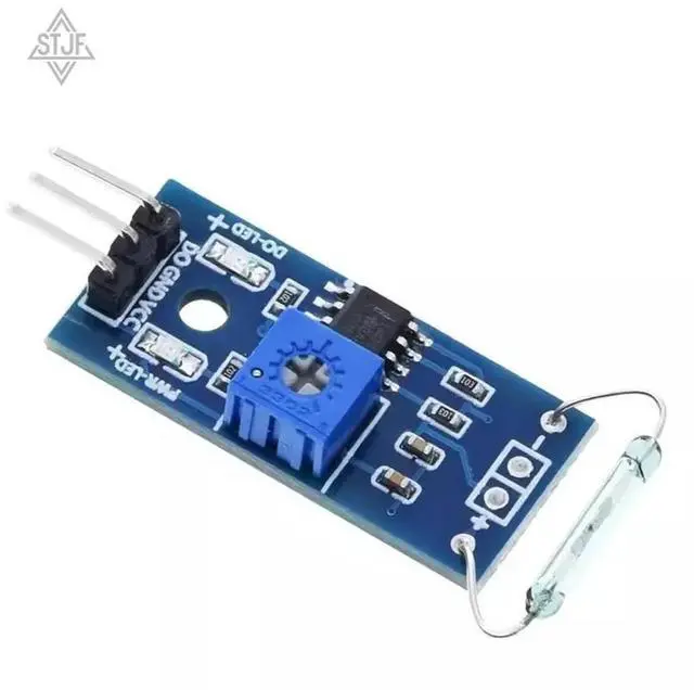 Alt view image 3 of 3 - SJTF Reed tube sensor module Magnetron module reed tube switch Magnetic switch
