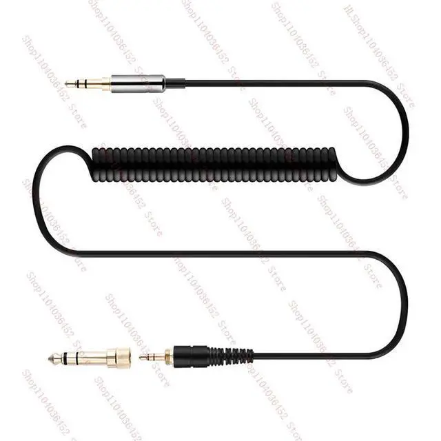 Alt view image 3 of 3 - Coiled Spring Audio Cable For FOCAL SPIRIT ONE/ ONE S/Classic Takstar HD6500