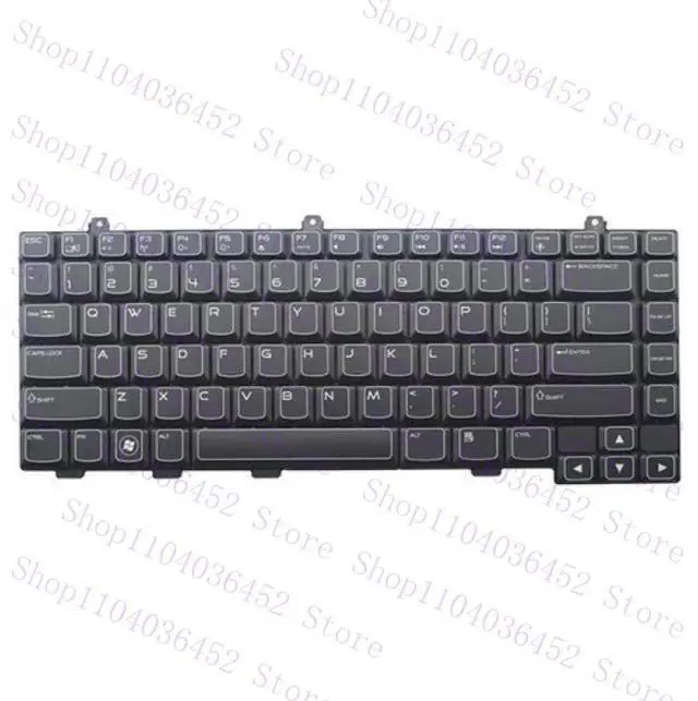 Main image of US Keyboard For M14X R1 / M14X R2 02M4NW 2M4NW 0VPP86 VPP86 0M23FN