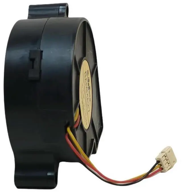 Alt view image 2 of 3 - 6025 D06F-12BS2 01B 60x60x25mm Centrifugal Blower Fan - 12V 0.21A 4600RPM High-Speed Cooling Fan for Projectors, Electronics