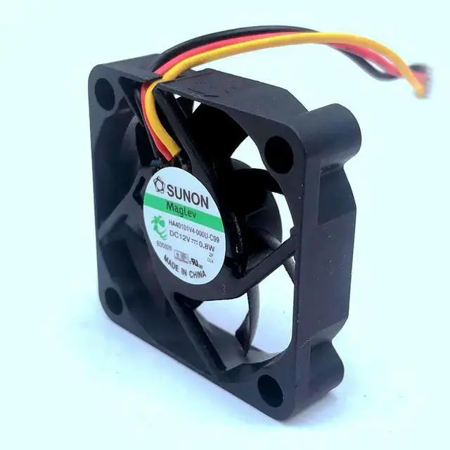 Alt view image 2 of 3 - 2pcs HA40101V4-0000-c99 4010 40MM 4CM 40*40*10 Cooling fan 12V 0.8W 0.06A 3pin Support velocimetry
