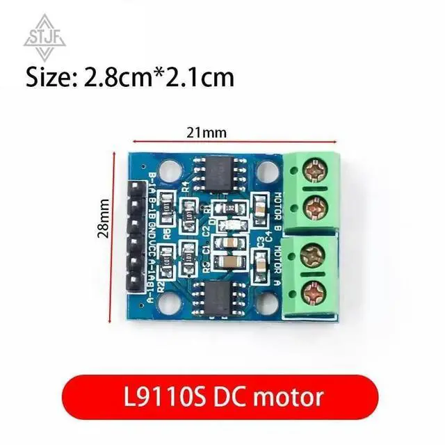 Alt view image 2 of 3 - 1PCS SAMIORE ROBOT L9110S DC Stepper Motor Driver Board H Bridge L9110