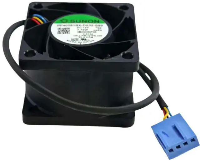 Main image of for PF40281BX-D532-S99 4028 12V PWM Fan, 40x40x28mm 4-Wire Speed Control Cooling Fan, High Airflow Ball Bearing