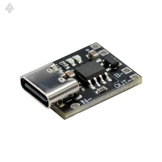 Alt view image 2 of 3 - Ultra-Small Lithium Charging Panel 1A Ternary Lithium 3.7V4.2V Charger Module Type-C With Protection Board