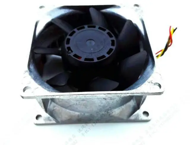 Alt view image 2 of 2 - 1pcs 9GL0812P1K05 8038 8CM 80 * 80 38MM high temperature fan l 12V 1.8A