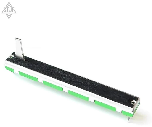 Alt view image 2 of 3 - Slide Potentiometer Resistor B103 10K Ohm Slide Potentiometer Double Linear 10K Potentiometer