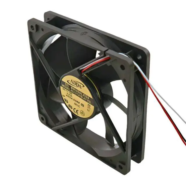 Alt view image 3 of 3 - for ADDA AD1212HB-A73GL DC 12V 0.37A 12025 120x120x25mm Dual Ball Bearing Cooling Fan 88.7CFM High Airflow Industrial Fan