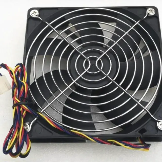 Alt view image 2 of 3 - 120mm Pwm Case Cooling Fans Da12025b12l For AVC 12025 12cm Fan 4-Wire Speed Regulation Double Ball 12v 0.30a