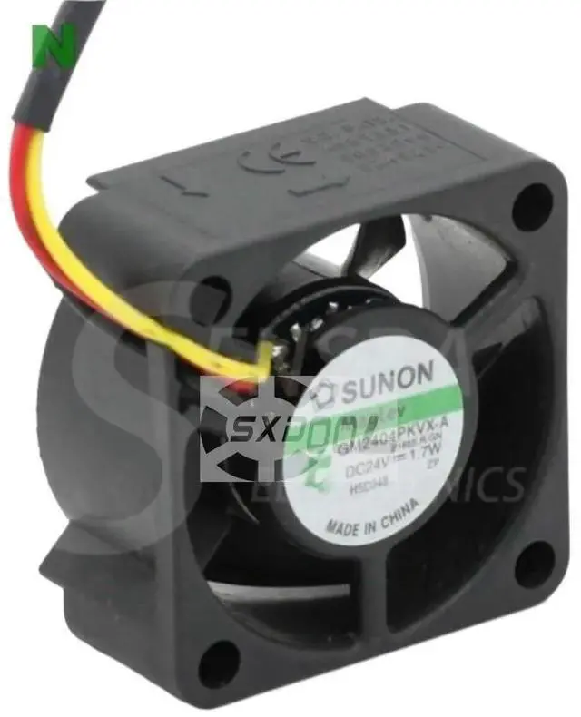 Alt view image 2 of 3 - 2pcs 40mm 24V Fan for GM2404PKVX-A 1.7W 4cm Axial Cooling 10.8 CFM, 8200 RPM, Maglev Bearing 40X40X20mm