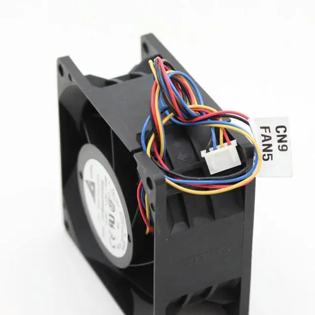 Alt view image 3 of 3 - for Delta PFB0824DHE 80mm 24V High-Speed PWM Axial Fan 1.63A for Server, Inverter Cooling Applications