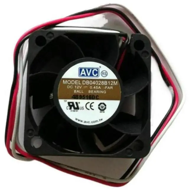 Main image of wholesale DC12V 0.45A DB04028B12M -FAR Server Square Fan 3-wire 40x40x28mm 4cm 40mm 40*40*28MM 4*4*2.8CM
