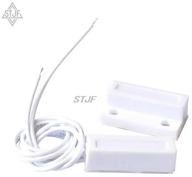 Alt view image 3 of 6 - MC-38 Wired Door Window Sensor Magnetic Switch Home Alarm System detector