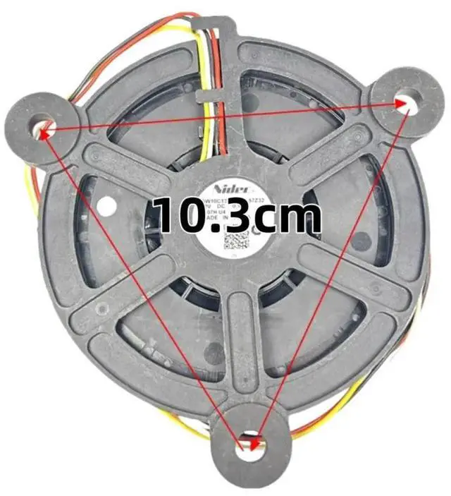 Main image of Refrigerator Fan Motor GW10C12MS1BA GW10C12MS1BA-57Z32 For Haier Frost-Free 12V Cooling Blower