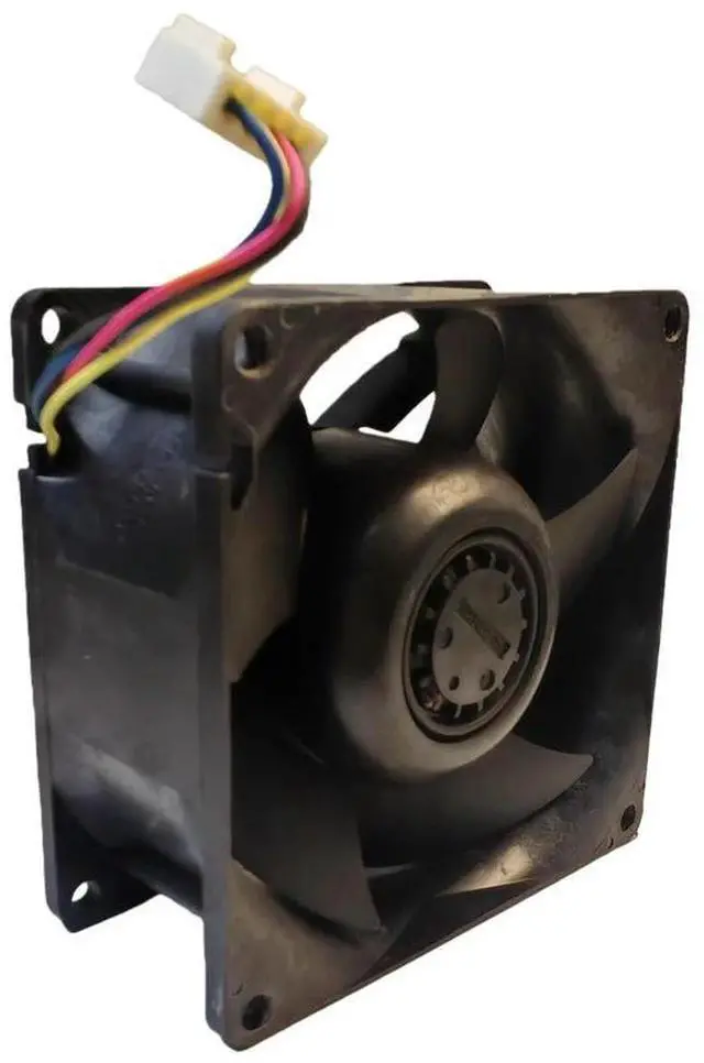Alt view image 3 of 3 - For V80E12BGA5-57 12V 1.4A 4-Wire PWM Dual Ball Bearing High Speed Server Cooling Fan Industrial Computer Cabinet Cooler