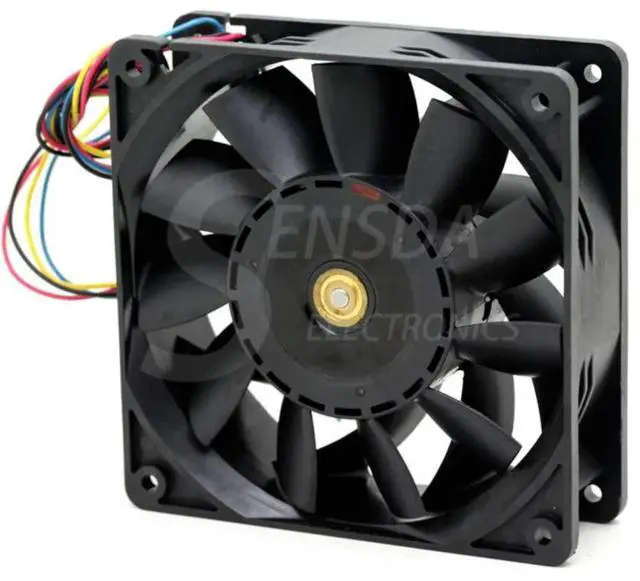 Alt view image 3 of 3 - For AVC 2B12038B48U -P055 DC 48V 1.3A 12cm 120mm 12038 4-wire PWM server inverter axial cooling fans cooler