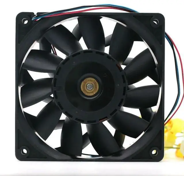 Alt view image 3 of 3 - 120mm Fan for AVC DBTB1238B4U 24V Cooling Fan, 12cm 12038, 5500RPM, 215CFM High Airflow, Frequency Converter