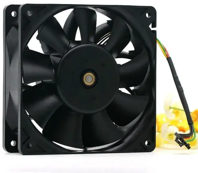 Main image of High-Speed Miner Cooling Fan For Antminer S7, 12038 V35141-35, 12V 2.2A, 12CM PWM