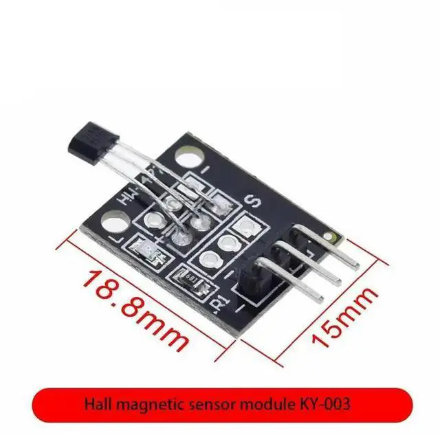 Alt view image 2 of 6 - KY-003 Hall Magnetic Sensor Module For AVR Cars DIY Starter Kits