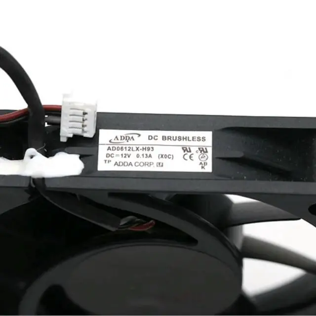 Alt view image 3 of 3 - Brand FOR ADDA AD0612LX-H93 6015 12V 0.13A 6CM For Ms614 projector cooling fan