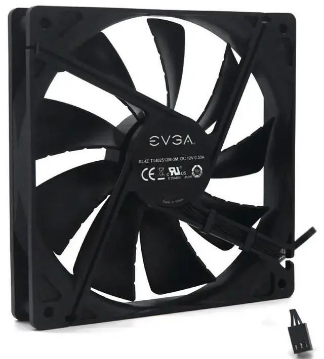Main image of 140mm Mute Cooling fan 14cm T1402512M-3M 140X25mm DC 12V 0.30A (0.18A) 1200RPM Mute Fans 3-pin Power Supply For
