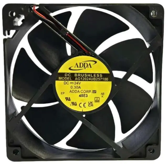 Main image of For ADDA AG12024UB257100 DC 24V 0.30A 120mm Fan 12025 3600RPM Inverter Cooling Fan Dual Ball Bearing 106CFM High Airflow