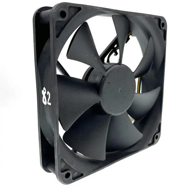 Alt view image 3 of 3 - SAB4B2U -PFGE 120mm 12cm PWM Water Block Watercooler Cooling Fan,120X120X25mm 12V Dual Ball Bearing 2700RPM for ApistFans