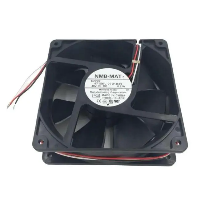 Alt view image 3 of 3 - 1PCS for 4715KL-07W-B39 12038 48V 0.21A Cooler Cooling Fan, High Efficiency, Reliable Industrial & Server Application