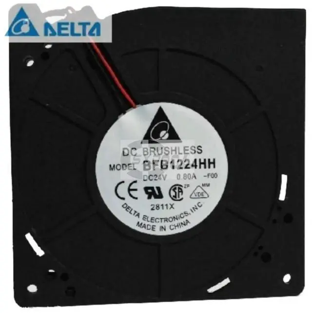 Main image of for Delta BFB1224HH Blower Fan 12032 24V 0.80A Centrifugal Cooling Servers, Inverters, and PC Cases (120x120x32mm)