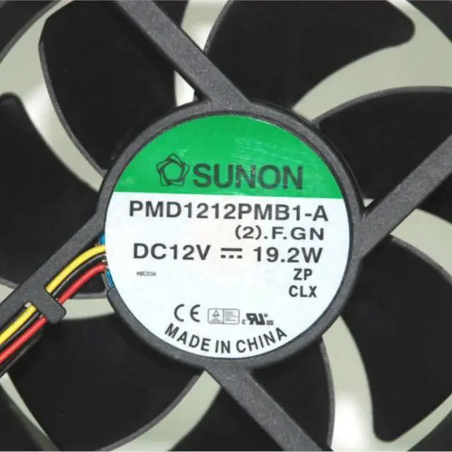 Alt view image 2 of 3 - For DC Fan PMD1212PMB1 12CM 1238 12038 120*120*38MM 12x12x3.8cm 12V 19.2W Cooling fan