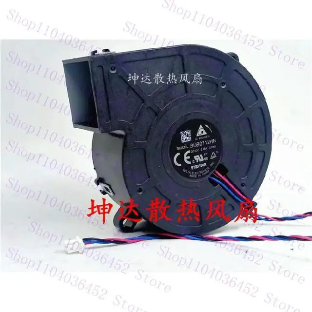 Alt view image 2 of 2 - -for Delta Electronics BUB0712HN DC 12V 0.45A 70x70mm 3-Wire Server Cooling Fan