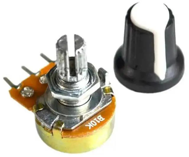 Alt view image 2 of 3 - 5PCS/LOT WH148 10K OHM 3 Terminal Linear Taper Rotary Volume B Type Potentiometer Pot