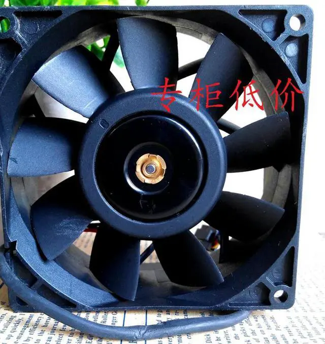 Alt view image 3 of 3 - for delta PFB0912UHE DC 12V 2.35A Server Square 90x90x38mm 3-wire cooling fan