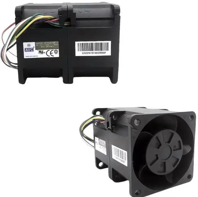 Main image of for AVC DFTA0676B2U 12V 3A Turbo Fan | 60x60x76mm 16,000 RPM Industrial Blower | Dual Ball Bearing for Server/GPU Rig Cooling