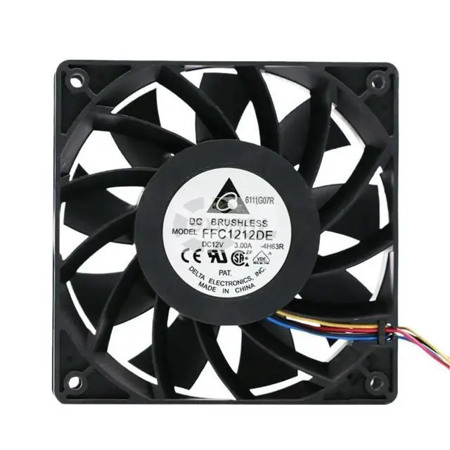 Alt view image 2 of 3 - for Delta FFC1212DE 12V 2.4A 3.0A 12038 12CM High-Speed Cooling Fan Industrial & Power Systems