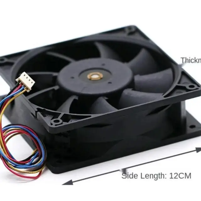 Alt view image 3 of 3 - for Delta FFC1212DE 12V 2.4A 3.0A 12038 12CM High-Speed Cooling Fan Industrial & Power Systems