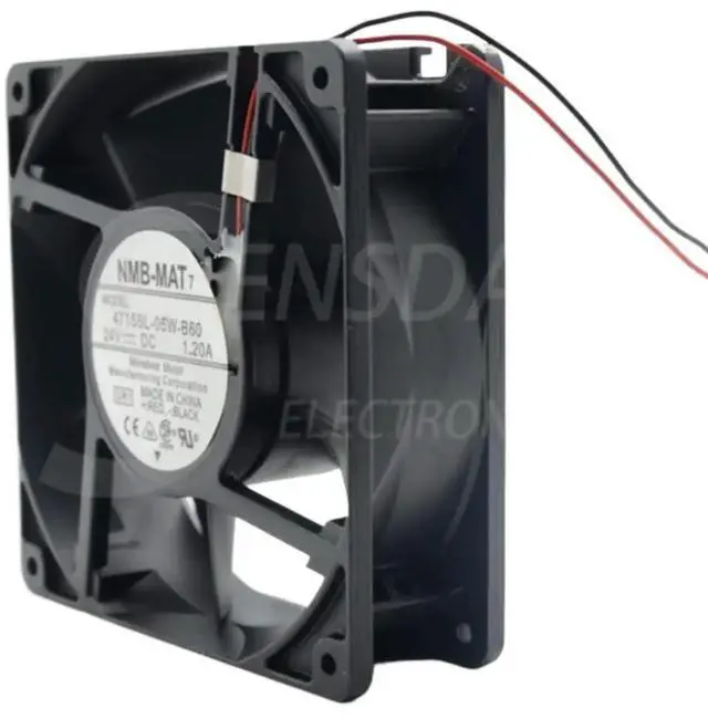Alt view image 3 of 3 - Welding Machine Cooling Fan For 4715SL-05W-B60 120x120x38mm DC 24V 1.2A IP55 Waterproof High-Speed Cooling Fan