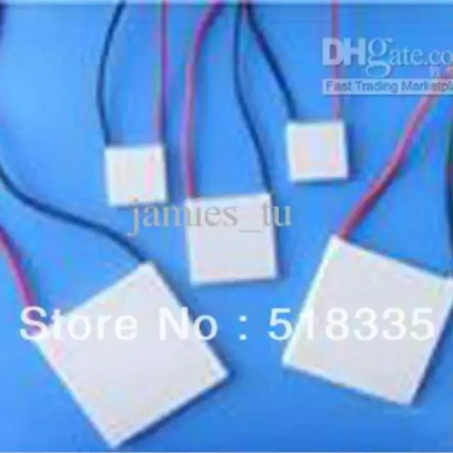 Alt view image 3 of 3 - Peltier TEC1-04902 20*20 mm Thermoelectric Cooler Peltier Plate Manufacturer Warranty