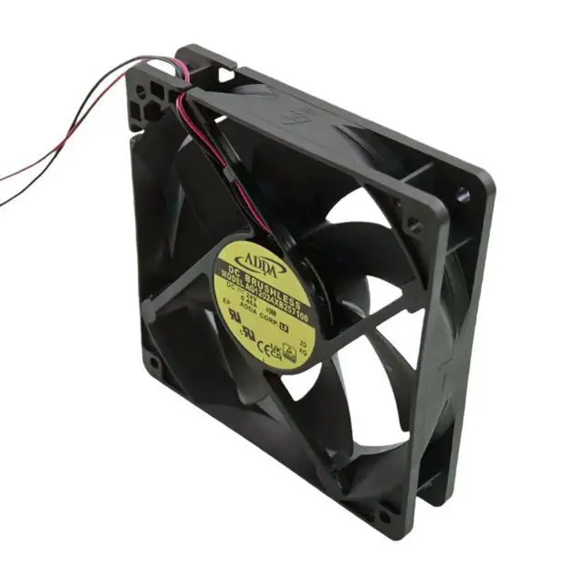 Alt view image 3 of 3 - For ADDA AG12024XB257100 120x120x25mm DC 24V 0.46A High Airflow Cooling Fan 5100RPM 235m³/h Dual Ball Bearing Fan