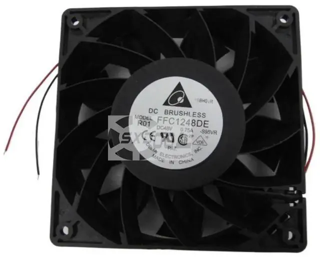 Main image of 120mm 48V Case Fan for Delta FFC1248DE 120x120x38mm Large Air Volume Axial Fan, 170.92CFM, 56.5dBA, 36W