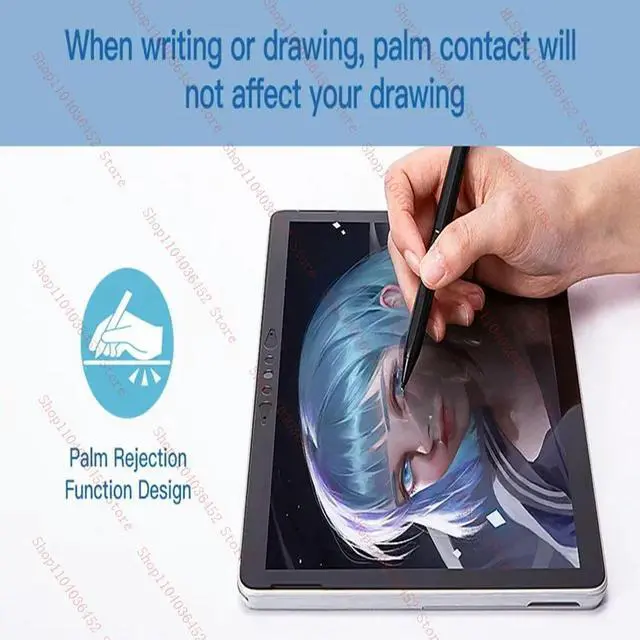 Alt view image 3 of 3 - 4096-level Rechargeable magnetic MPP2.0 Stylus Pen For PEN SA201H & SA203H Refuse palm touch