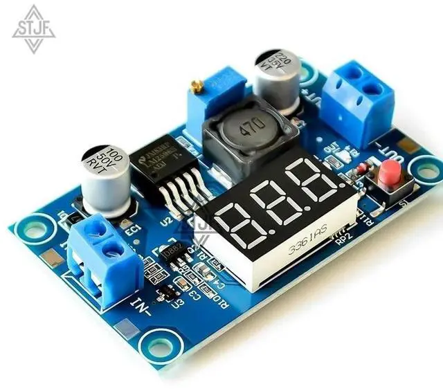 Main image of LM2596 DC DC Step Down Converter Voltage Regulator LED Display Voltmeter 4.0~40 to 1.3-37V Buck Adapter Adjustable Power Supply