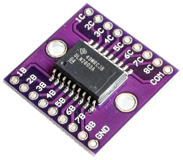 Alt view image 3 of 3 - ULN2803A DARLINGTON Transistor Arrays Driver Module High Withstand Voltage and High Current CJMCU-2803