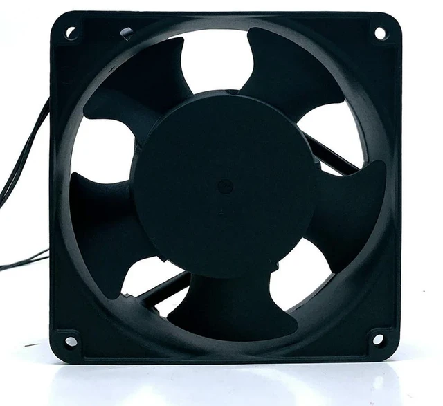 Alt view image 2 of 3 - 380V 120mm 12cm Case Fan 12038 380VAC SJ1238HA3 Industrial Cabinet Distribution Box 12cm Axial Cooling Fan