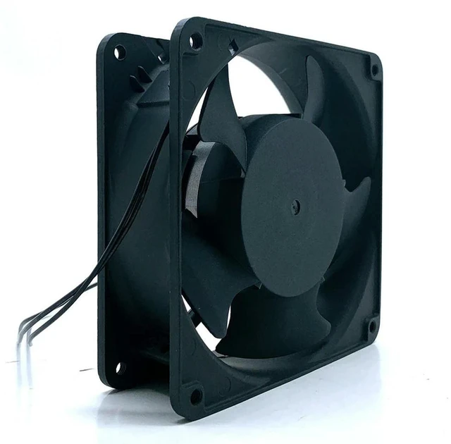 Alt view image 3 of 3 - 380V 120mm 12cm Case Fan 12038 380VAC SJ1238HA3 Industrial Cabinet Distribution Box 12cm Axial Cooling Fan