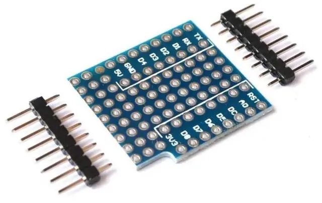 Alt view image 2 of 3 - 5pcs Breadboard Expansion Shield Pin Lithium For WeMos D1 Mini Module Sensor